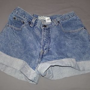 Denim shorts